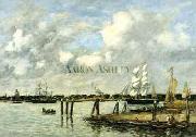 Eugene Boudin Lameuse a Rotterdam Norge oil painting reproduction